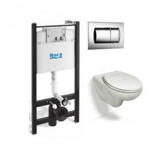 Инсталляция Roca Active WC ПЭК (893100000) в комплекте с унитазом Roca Victoria микролифт