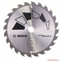 Bosch Пильный диск STANDARD 190х20 16 мм 24 (2609256818 , 2.609.256.818)