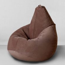 MyPuff кресло мешок Груша Шоколад, размер Комфорт, мебельная ткань: bbb_427