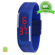 Силиконовые часы Sport, красный