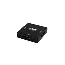 Разветвитель HDMI Mini Switch Orient HS0201L, 2-in 1-out (для подключения двух HDMI-устройств к одному телевизору или монитору), HDMI 1.3b, HDTV1080p 1080i 720p, HDCP1.2, питание от HDMI, черный пл.корпус