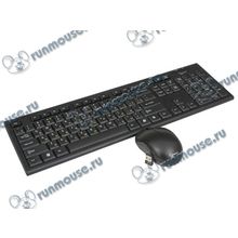 Комплект клавиатура + мышь Gembird "KBS-7000-RU", беспров., черный (USB) (ret) [125269]