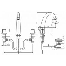 Смеситель Jacob Delafon Elevation E18871-CP для раковины