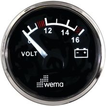 Wema Вольтметр 12 В Wema IPVR-BS-8-16 8 - 16 В 52 мм