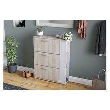 Case Обувница Эрика-1, дуб сонома белый