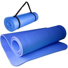 Коврик для йоги НБК 180х60х1,0 см (синий) HKEM124-1.0-BLUE
