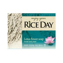 Мыло туалетное для тела и рук с экстрактом лотоса  CJ Lion Rice Day Oriental & Natural Lotus Soap 100г