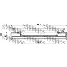 Сальник Привода Buick Encore 2013- [Na] 33.1*66.2*9.2*23.9 Мм Febest арт. 95PEY34660924C