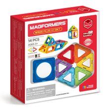 Магнитный конструктор MAGFORMERS 715013 Basic Plus 14 set