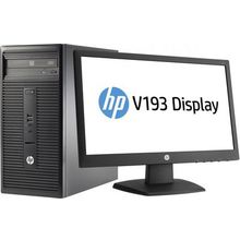 Персональный компьютер HP 280 Bundle [L9T95ES] MT Cel G1840 4GB 500GB DVDRW Linux k+m + monitor HP V193 18,5" (1366x768)