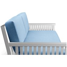 Смарт Диван прямой Норман синий сосна