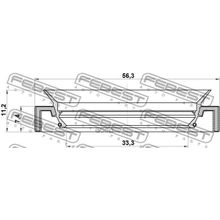 Сальник Привода Febest арт. 95HAY35560711C