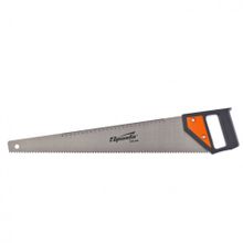 Ножовка по дереву, 500 мм, 5-6 TPI, каленый зуб, линейка, пластиковая рукоятка SPARTA