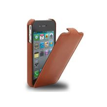 Melkco Leather Case for Apple iPhone 4 (Vintage Brown)