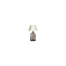 Лампа METAL BIRDCAGE TABLE LAMP WITH TIN SHADE
