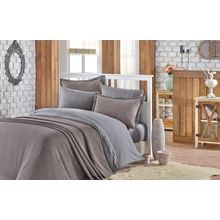 Набор 1.5 спальное (Евро) поплин из покрывала и наволочек "NATUREL"