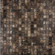 Мозаика Natural Adriatica M022-15P (M022-FP) (Emperador Dark) 15х15 30,5х30,5