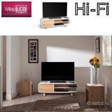 Techlink TV140SWTLO Satin White & Light Oak