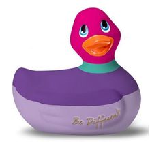 Big Teaze Toys Фиолетово-розовый вибратор-уточка I Rub My Duckie 2.0 Colors (фиолетовый с розовым)