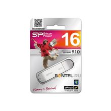 SP016GBUF2910V1S, USB флеш-диск Silicon Power 16GB Luxmini 910 Silver