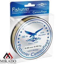 Плетеный шнур Mikado FISHUNTER CAMOUFLAGE 0,20 (150 м) - 15.90 кг.