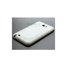 Силиконовый чехол TPU для Samsung i9220 белый в тех уп.