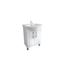 Triton Мебель для ванной Кристи 65 L с дверцами, удлиненное зеркало