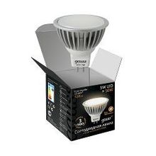 Упаковка ламп светодиодных 10 шт Gauss LED MR16 5W SMD AC220-240V 2700K FROST EB101505105