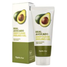 Гель отшелушивающий с экстрактом авокадо FarmStay Real Avocado Deep Clear Peeling Gel 100мл