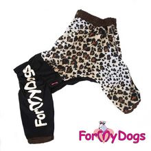 Дождевик для крупных собак ForMyDogs коричневый для девочки 232SS-2016 F