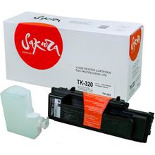 Картридж SAKURA TK320 322 для Kyocera Mita FS-3900DN 4000DN, черный, 15000 к.