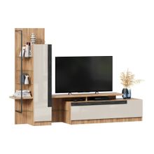 Алмаз. Любимый дом Кёльн Тумба под ТВ (Дуб Золотой Кашмир)