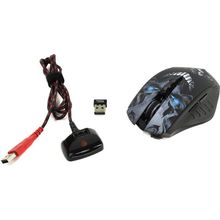Манипулятор Bloody Wireless Gaming Mouse    R80 Skull    (RTL) USB 8btn+Roll