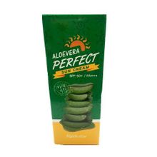 Крем солнцезащитный для лица и тела SPF50+ PA+++ FarmStay Aloe vera Perfect Sun Cream 70мл