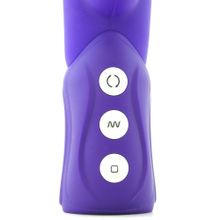 Doc Johnson Фиолетовый хай-тек вибромассажер iVibe Select  iRabbit - 26 см.