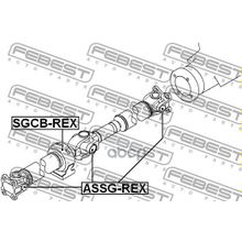 Крестовина Карданной Передачи Ssang Yong Kyron 2005-2015 27*82 Мм Febest арт. ASSGREX