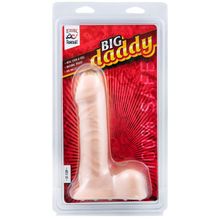 Большой фаллоимитатор Big Daddy - 17,5 см. телесный