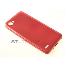 Q6 LG Силиконовый чехол TPU Case Металлик красный