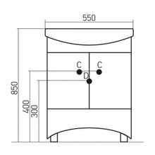 Mixline Мебель для ванной Одиссей 55 L