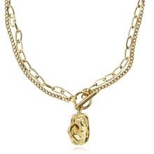 Многослойное колье под золото (арт. 83433-2)