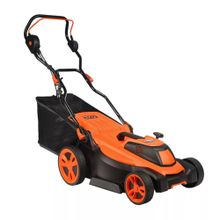 Газонокосилка Patriot Garden PT 2043 E электрическая, 2000Вт (двигатель с медной обмоткой), ширина скашивания 430мм, плавный пуск, высота скашивания 25-75мм (6 позиций, центральная регулировка), колеса 150 240мм, травосборник 50л (пластик)
