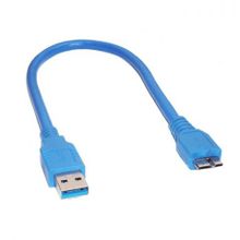 Кабель USB 3.0 Am=>micro Bm  - 0.3 м, синий, Cablexpert Pro (CCP-mUSB3-AMBM-1)