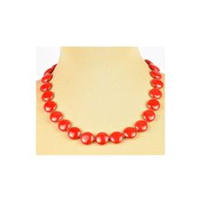 Бусики-Колечки Бусы прес.Коралл "Рондо" арт. ПКО-11(16)-48-6