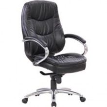 Кресло для руководителя Easy Chair CS-620E-6 черное (искусственная кожа металл)