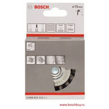 Bosch Щетка кольцевая  6мм 0.5х75 мм (2608622113 , 2.608.622.113)