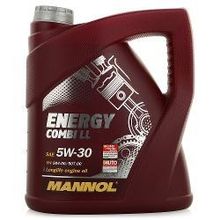 Моторное масло Mannol Energy Combi LL 5W30, 4л, синтетическое , 1031