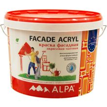 Alpa Facade Acryl 9 л белая