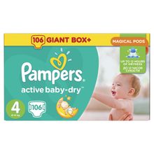 Pampers Active Baby-Dry 8-14 кг 4 106 шт