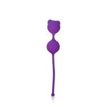 Фиолетовые вагинальные шарики с ушками Cosmo (136333)