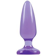 NS Novelties Фиолетовая средняя анальная пробка Jelly Rancher Pleasure Plug Medium - 12,7 см. (фиолетовый)